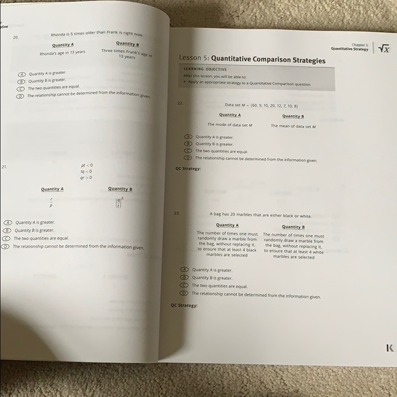 Kaplan GRE Prep Book and Pocket Reference - Picture 3 of 4